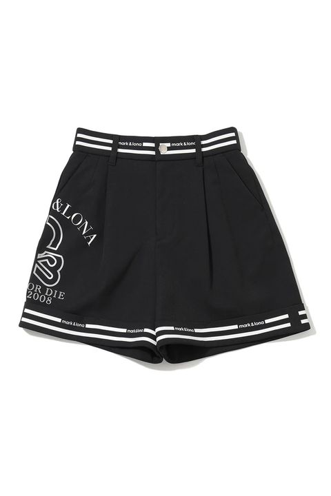 【26SS】【レディース】 VELA NAUTICA CULOTTES / バイカラー マリンテイスト キュロットパンツ (ブラック)