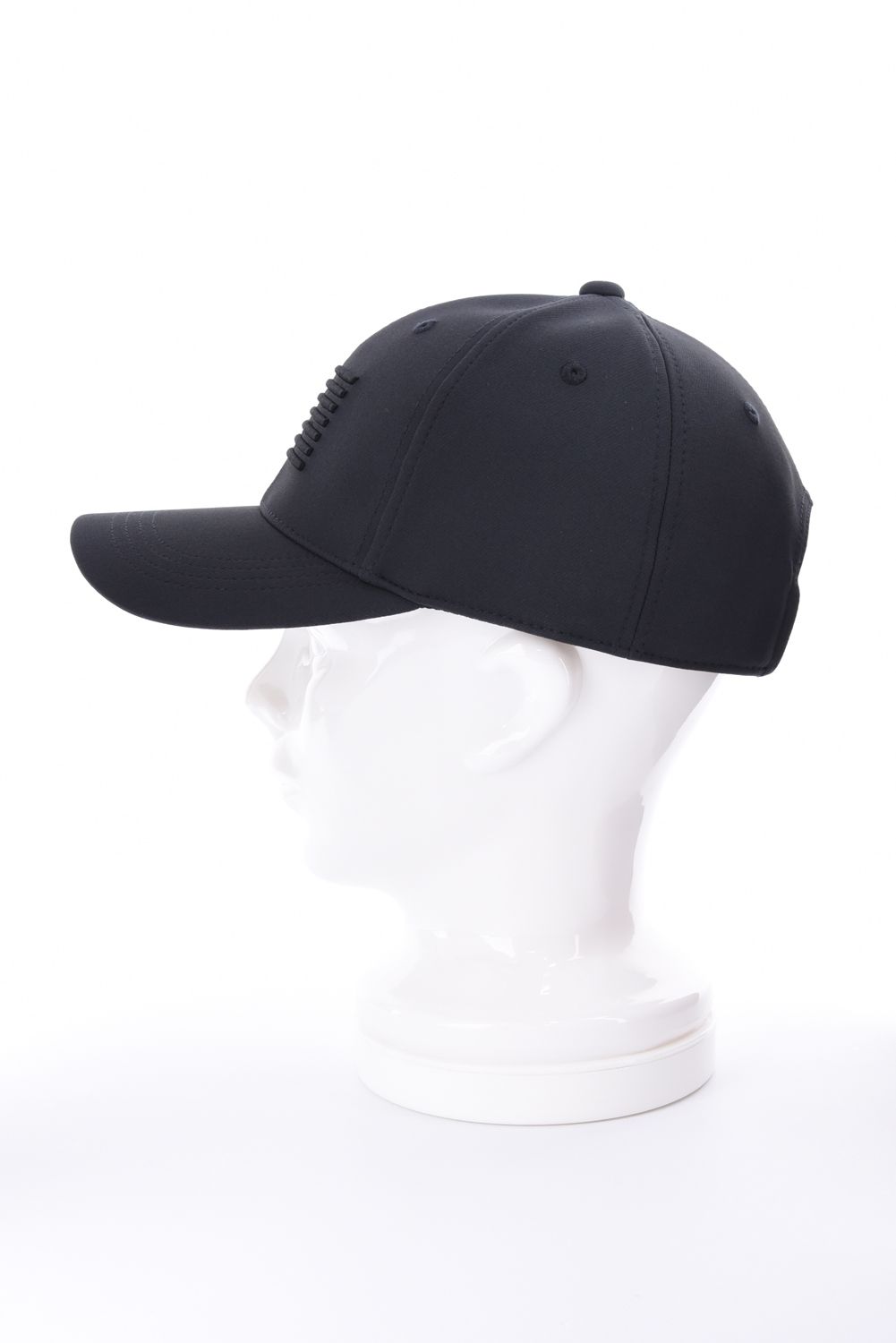 【26AW】 MEN’S BG FLAG CAP / フラッグモチーフ刺繍 キャップ (ブラック)