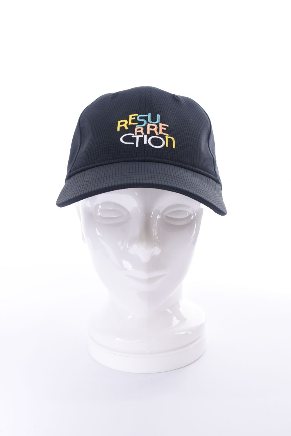 【26SS】 COLORFUL LOGO CAP / カラフルロゴ刺繍 キャップ (ブラック)