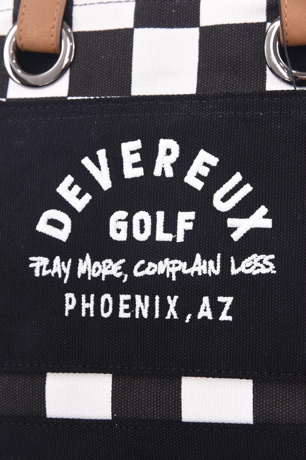 CHECKER CART BAG / チェッカー カートバッグ (ホワイト)