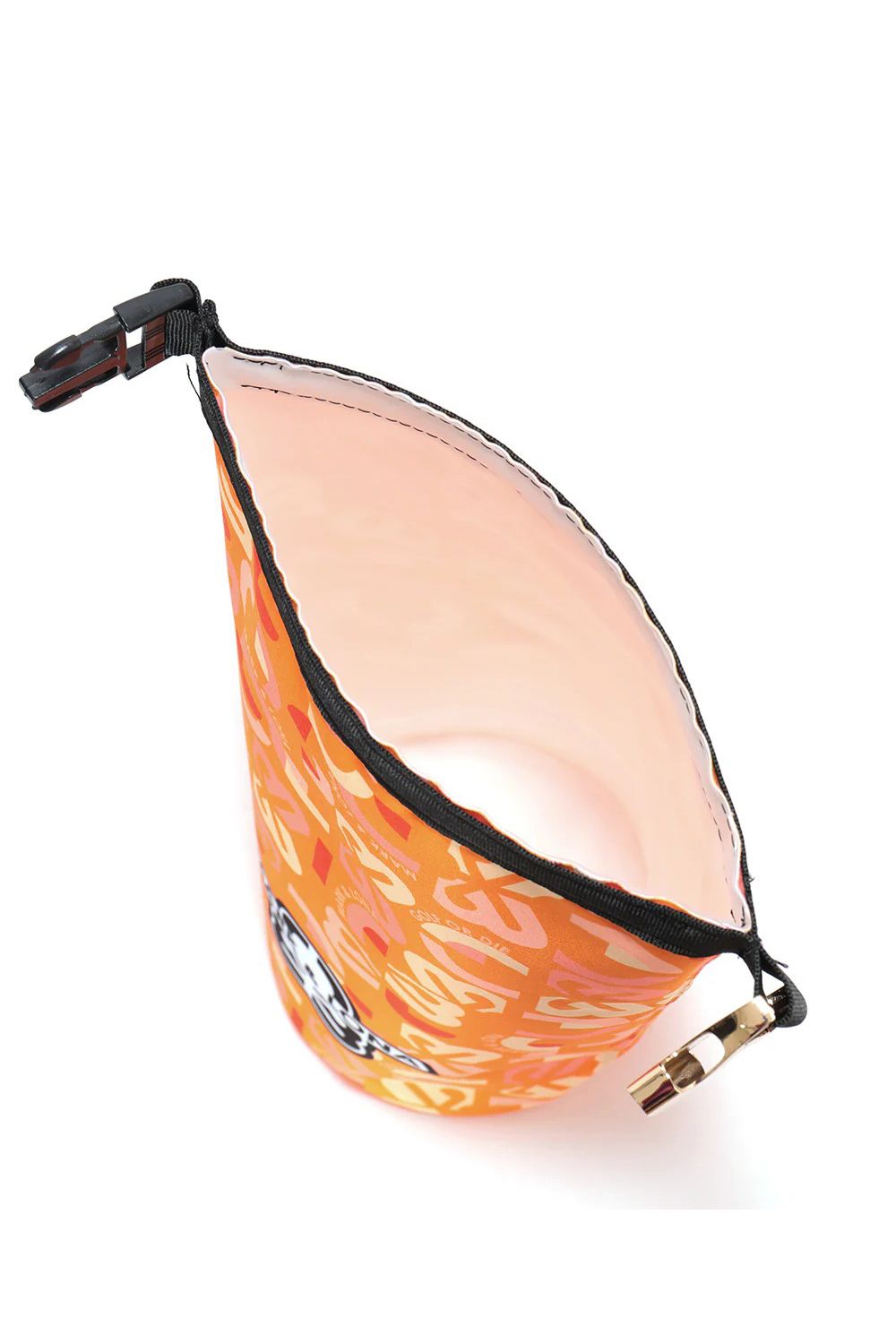 【26SS】 QUADRA ROUND COOLING BAG / エレメントスカルプリント ハンドル仕様 アイスバッグ (オレンジ)