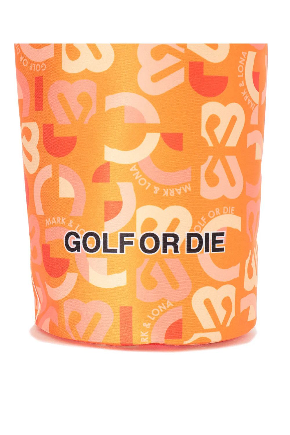 【26SS】 QUADRA ROUND COOLING BAG / エレメントスカルプリント ハンドル仕様 アイスバッグ (オレンジ)