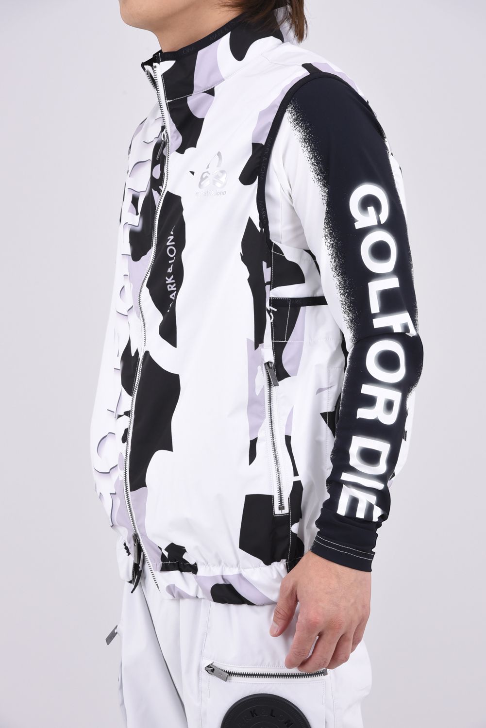 【26AW】 MERCURY COOLING FAN VEST / モノトーン カモフラージュ柄 空調ファン搭載ベスト (ホワイト)