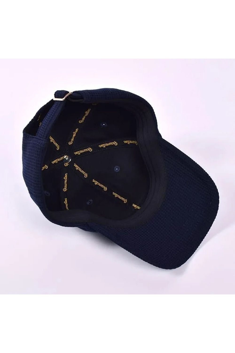 【26SS】 SILICON TAG WAFFLE CAP / シリコンタグ ワッフル キャップ (ネイビー)*