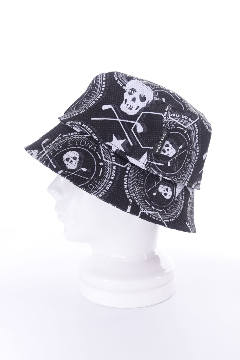 【26SS】 ATLAS VENT BUCKET HAT / アイアンスカルプリント バケットハット (ブラック)