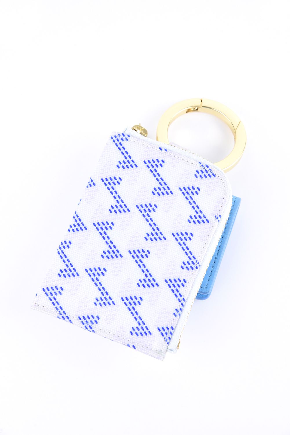 【プレゼント好適品】 Canary No.2 (カナリー) / ブランドオリジナルテキストスタイル マルチケース (アクア/ブルー)*