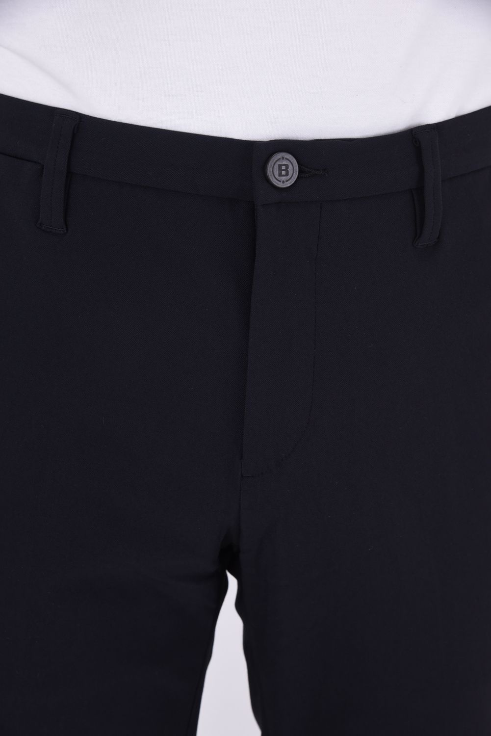 【25SS】 MENS BASIC PANTS / ベーシック フルレングス ストレッチ パンツ (ブラック)