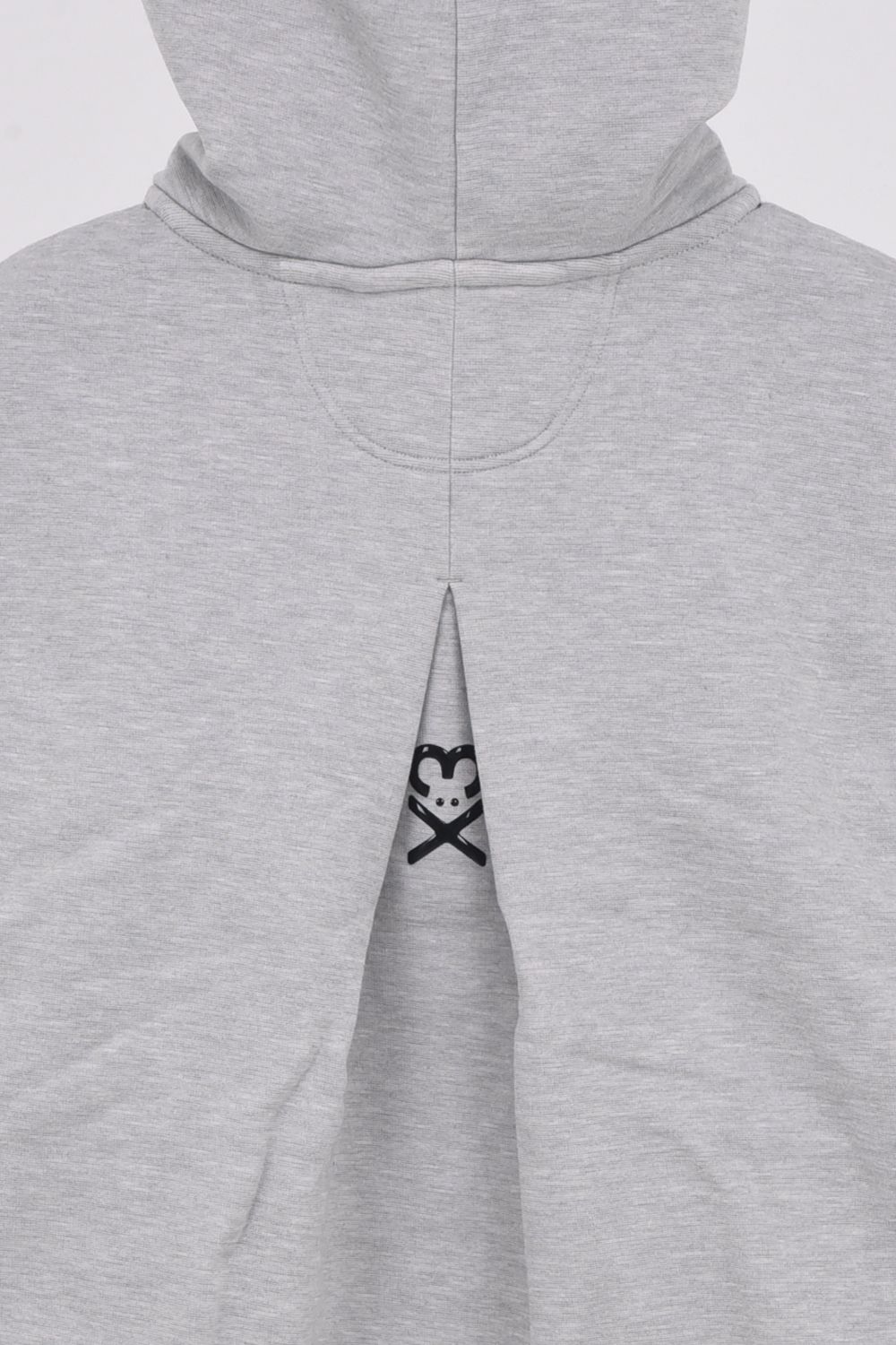 【25AW】【レディース】 KI-XXX THREE BACK PLEAT HOODIE / バック プリーツ フーディー (杢グレー)