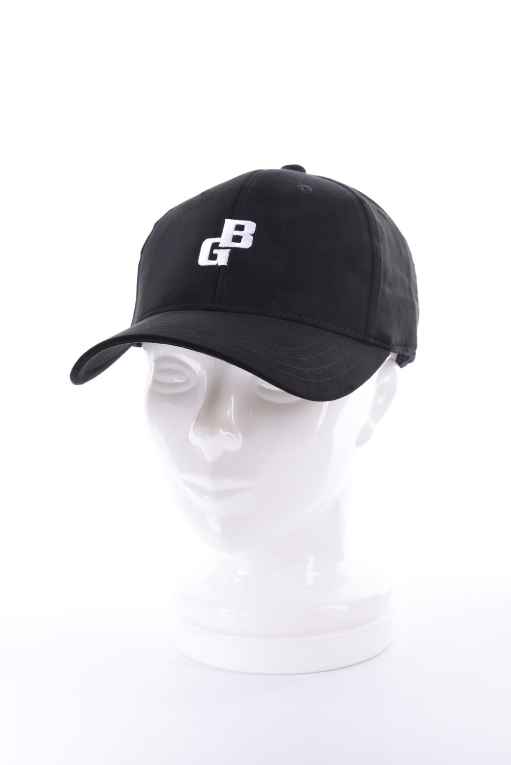 【26AW】 MEN’S SUEDE SMALL BG LOGO CAP / スウェード素材 スモールBGロゴ キャップ (ブラック)