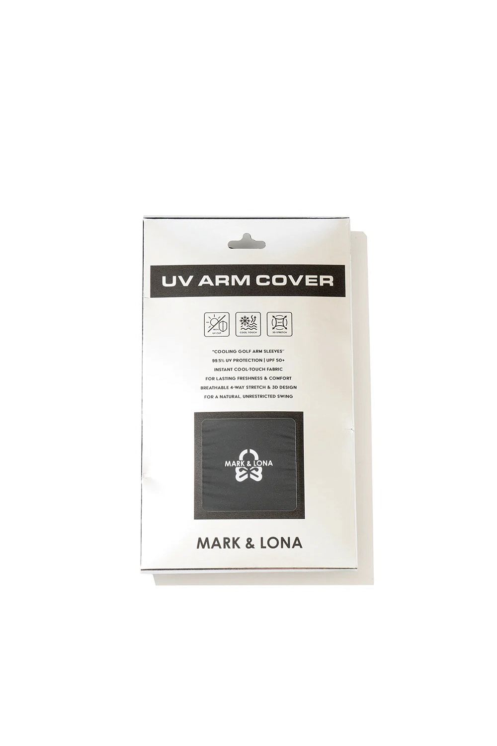 【26AW】 ESSENTIAL UV SLEEVES / 接触冷感 UVカット 指穴つきアームカバー (ブラック)