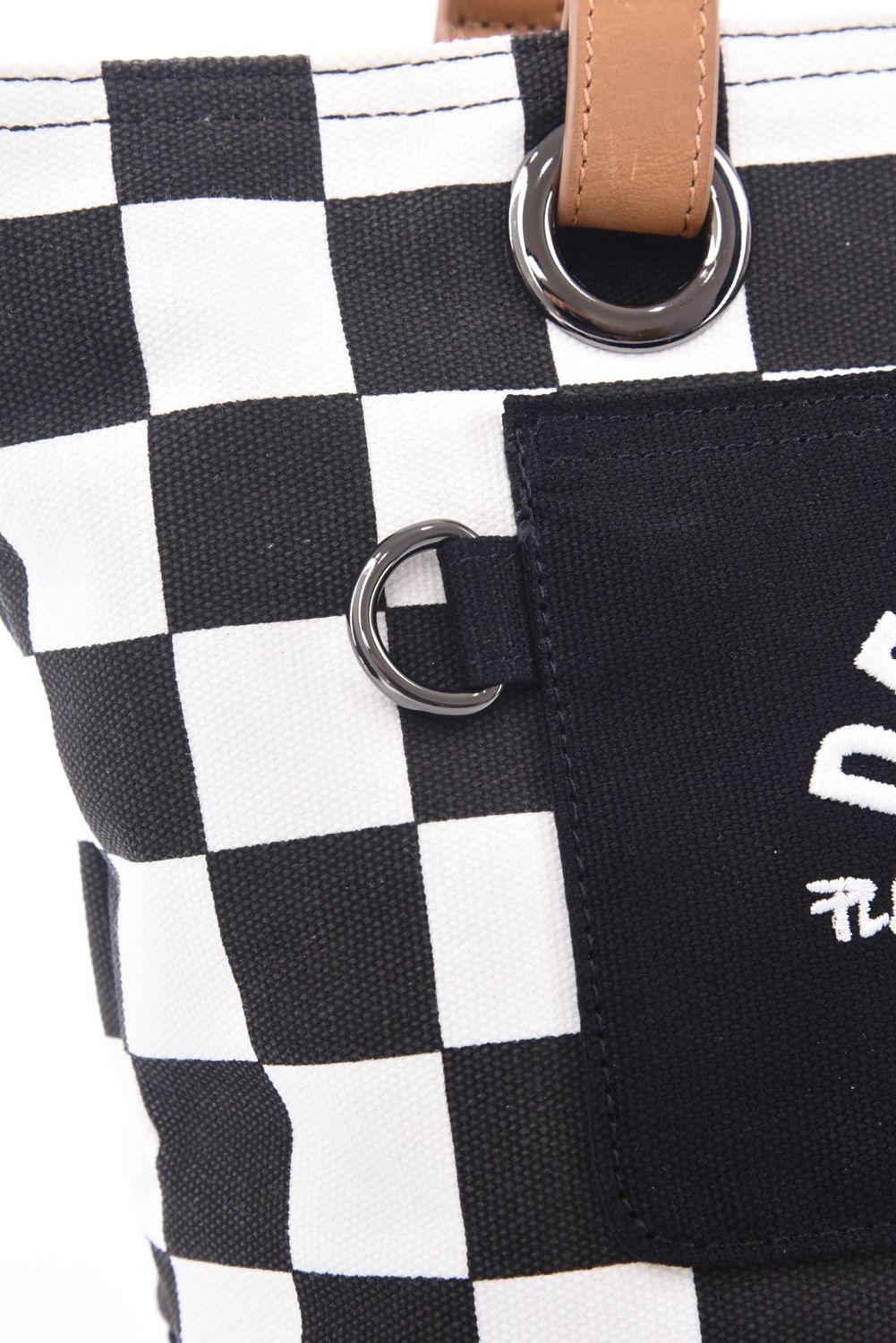 CHECKER CART BAG / チェッカー カートバッグ (ホワイト)
