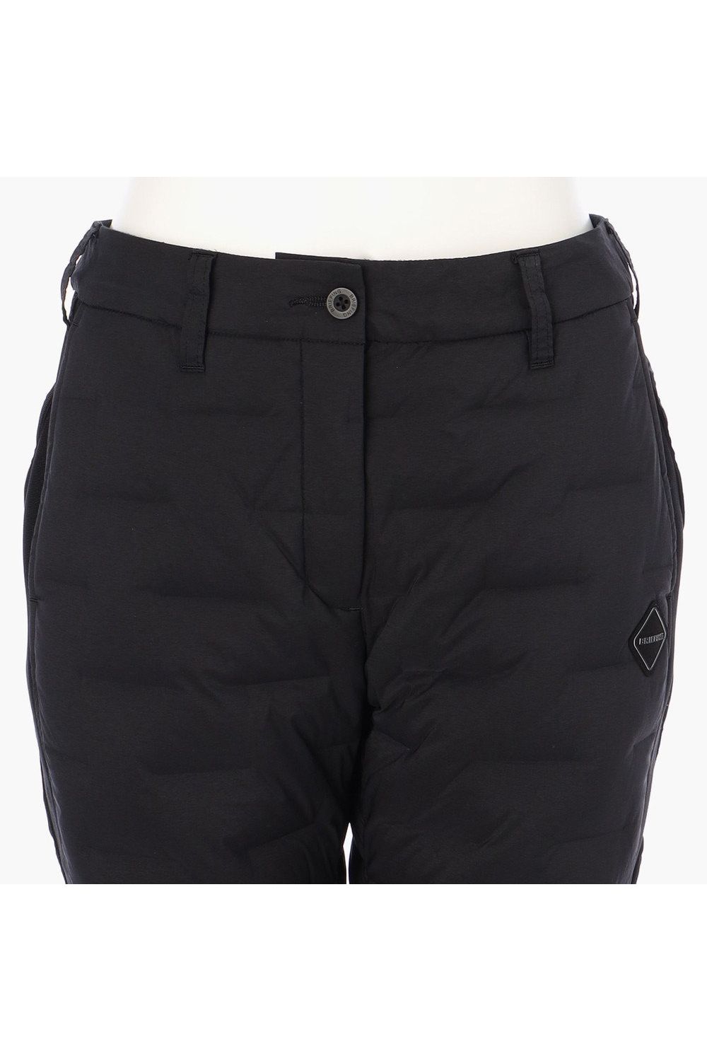 【25AW】【レディース】 WOMEN'S HYBRID DOWN PANTS / ストレッチタフタ ダイヤモンドロゴ ハイブリッドダウンパンツ (ブラック)