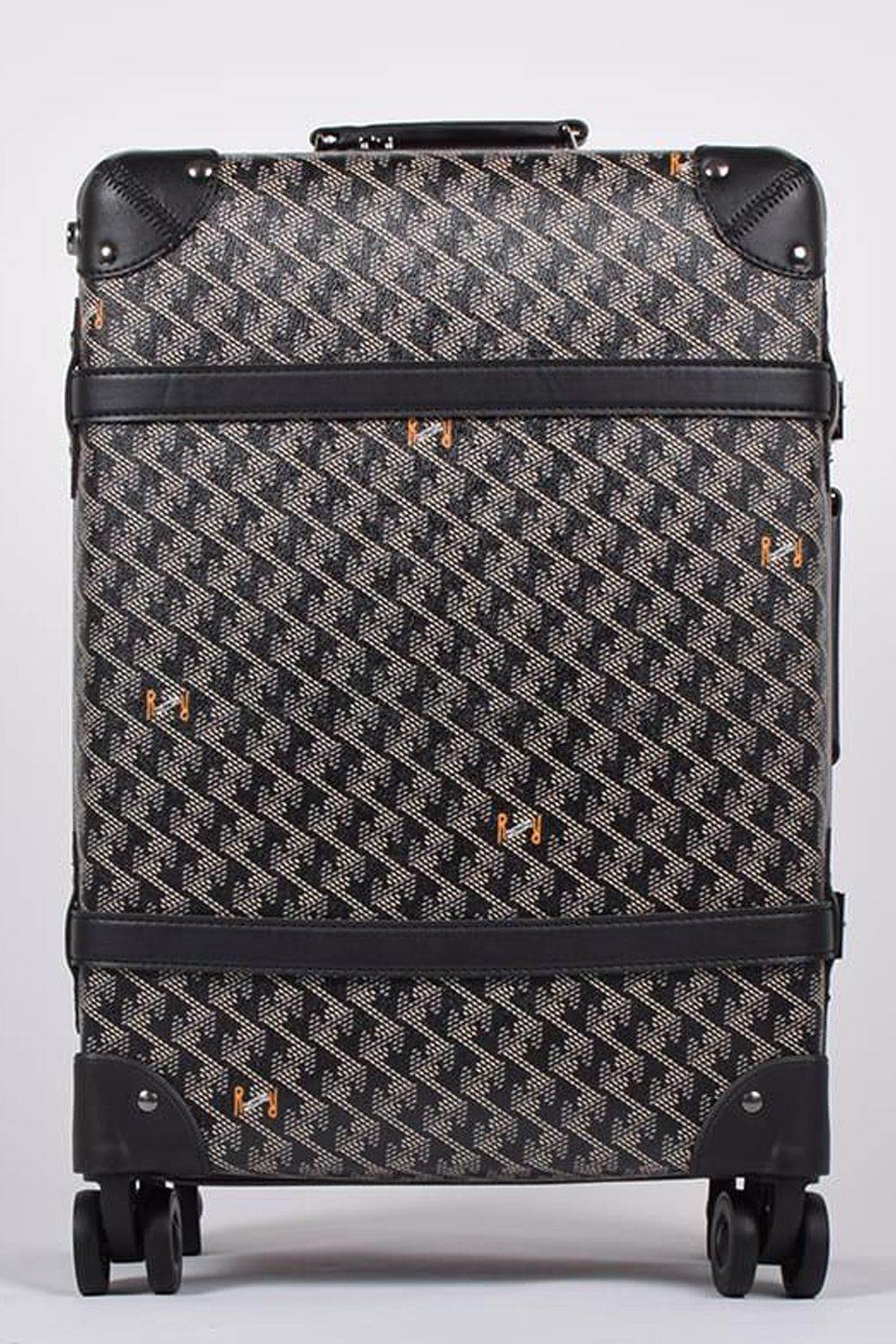 【銀行振込・代金引換不可】【返品・交換不可】 GALAPAGO No.2 (ガラパゴ) / ブランドオリジナルテキスタイル キャリーバッグ （ダークブラック）*