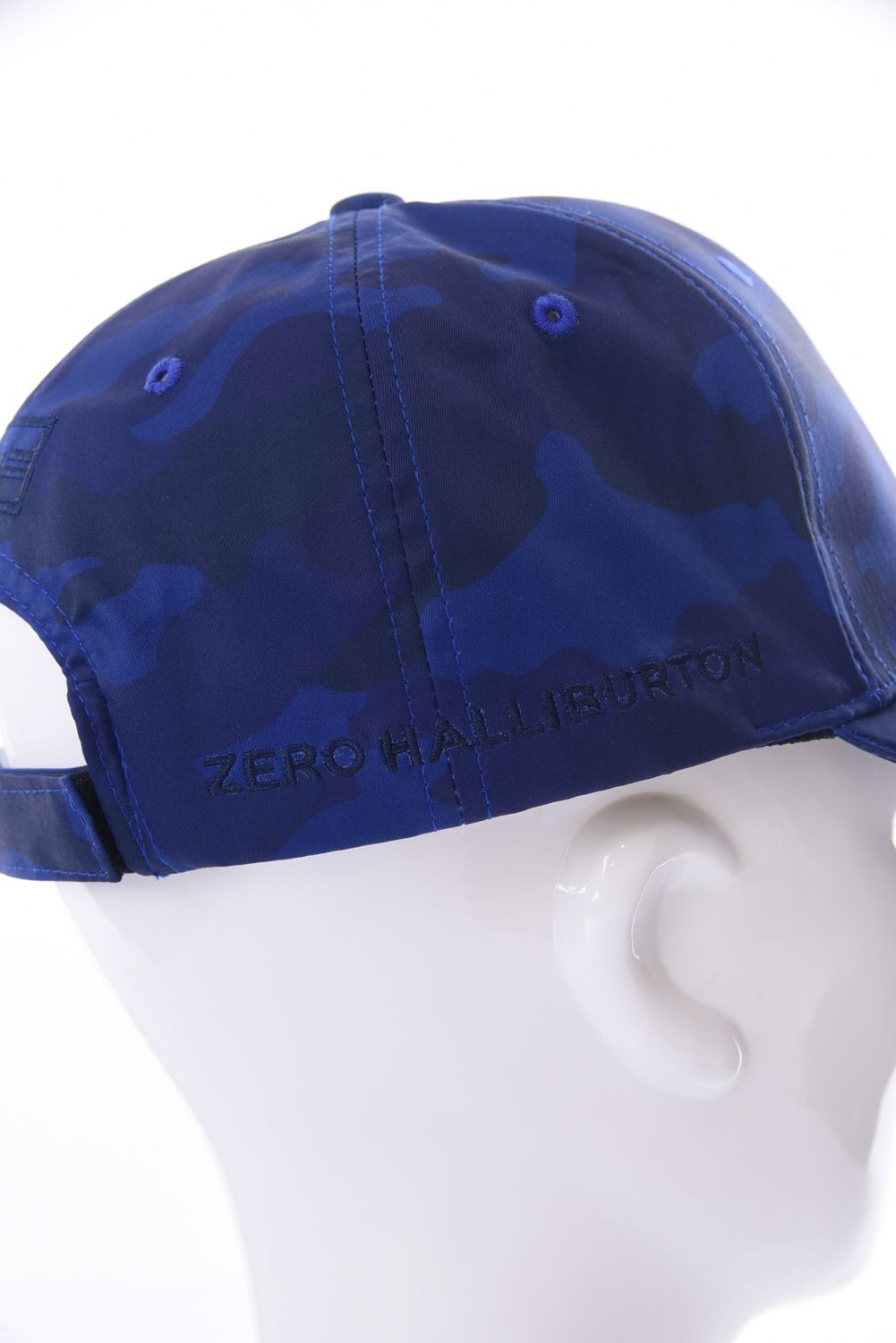 Camo Cap ZHG-CAP /  ブランドロゴ カモフラ柄 キャップ ネイビー