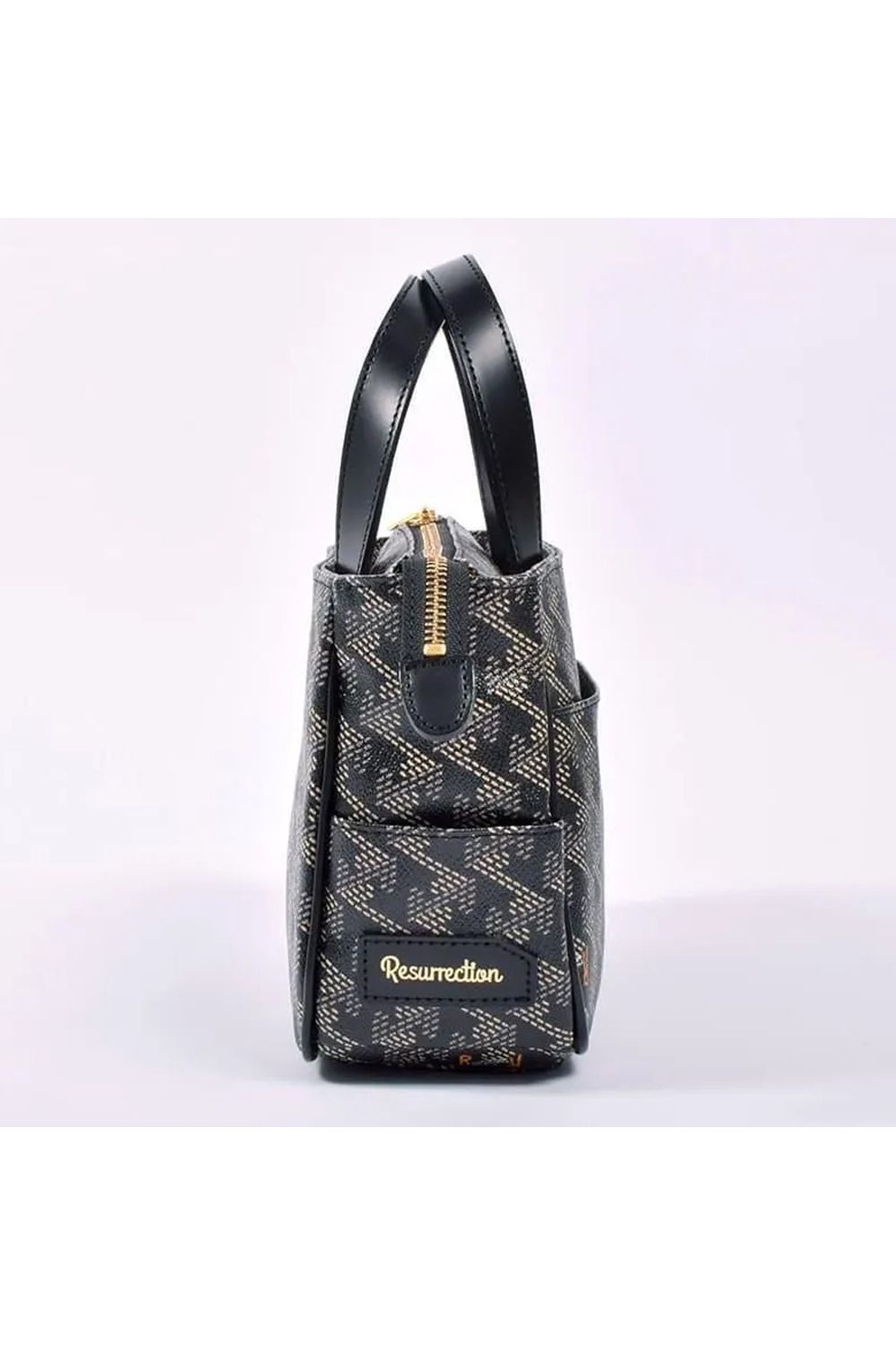 【26SS】 OTIS (オティス) / ブランドオリジナルテキスタイル カートバッグ (ダークブラック)*