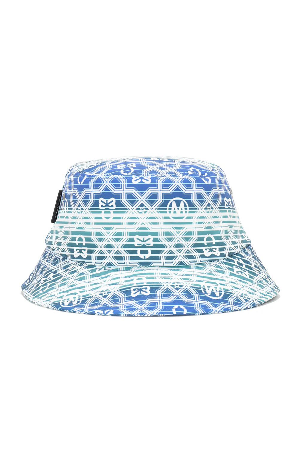 【26SS】 DOMINANT BUCKET HAT / ジオメトリックパターン総柄 バケットハット (ブルー)