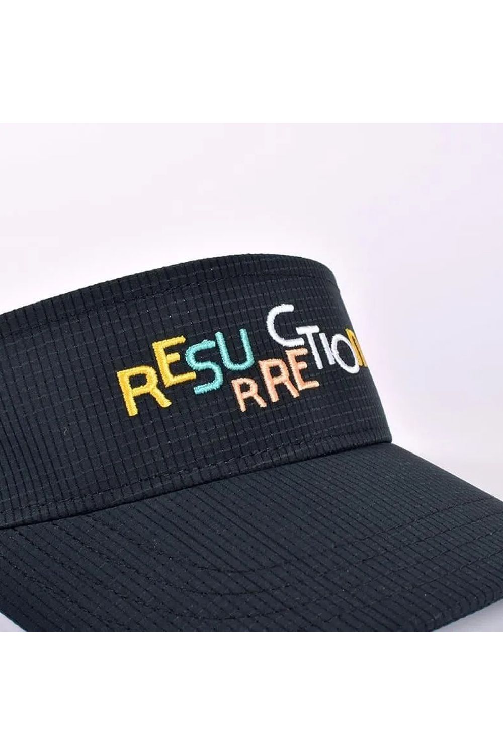 【26SS】 COLORFUL LOGO SUN VISOR / カラフルロゴ刺繍 サンバイザー (ブラック)