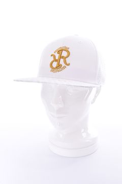 【26SS】 GM BRIM PUNCHING MESH CAP FLAT / パンチングメッシュ フラットキャップ (ホワイト)