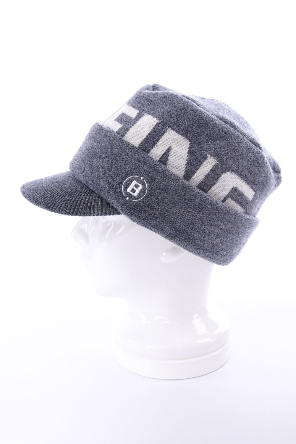 【26AW】 MEN’S WR WOOL KNIT WORK CAP / ブランドロゴ ワークキャップ (グレー)