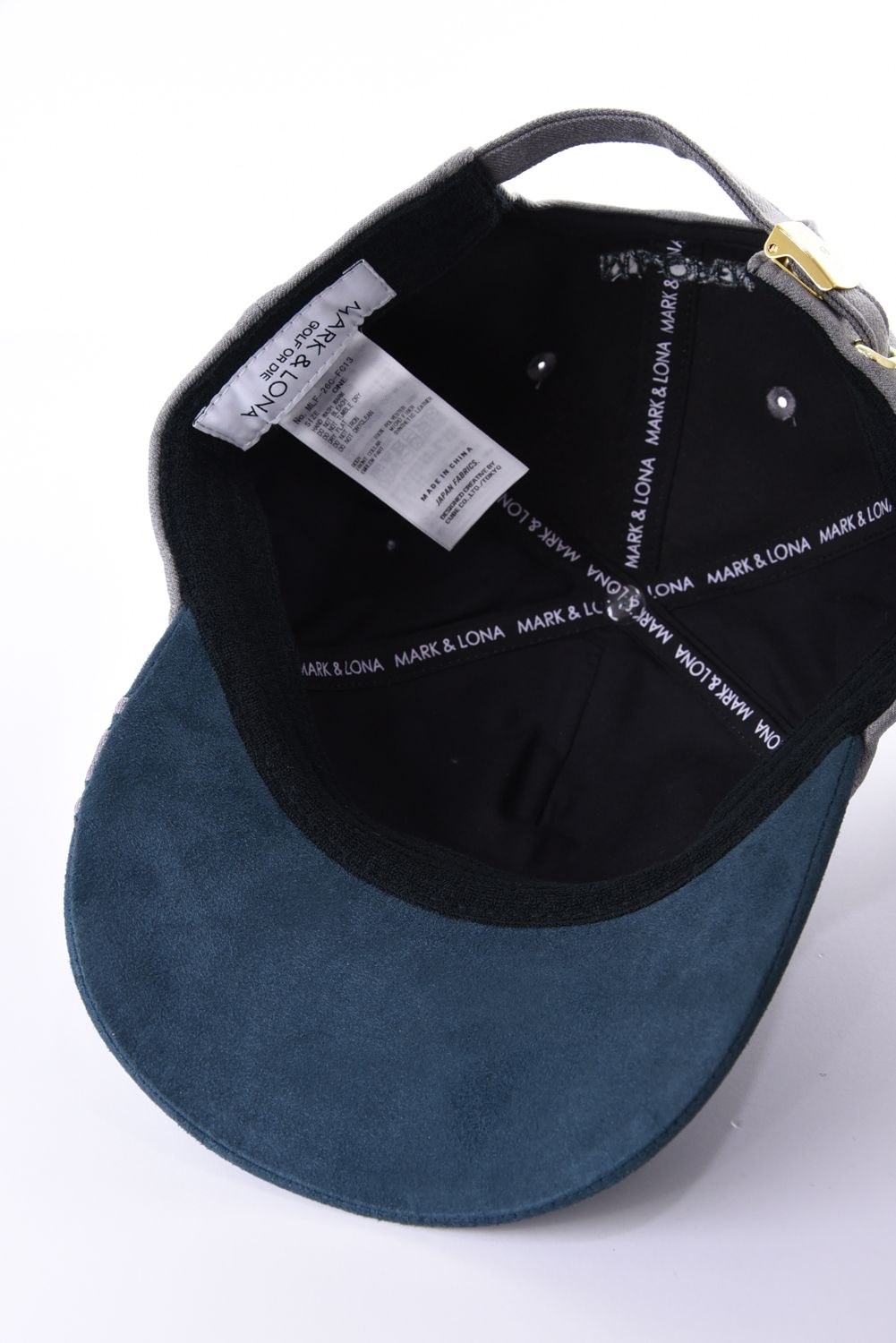 【26AW】 TRIUMPH SUEDE COMBO CAP / チャンピオンシップエンブレム バイカラー異素材 キャップ (シルバーグレー)