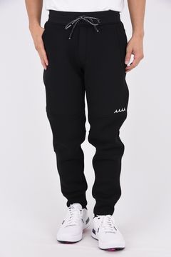 【26AW】 BONDING JOGGER PANTS / ボンディング素材 ワンポイントロゴ ジョガーパンツ (ブラック)