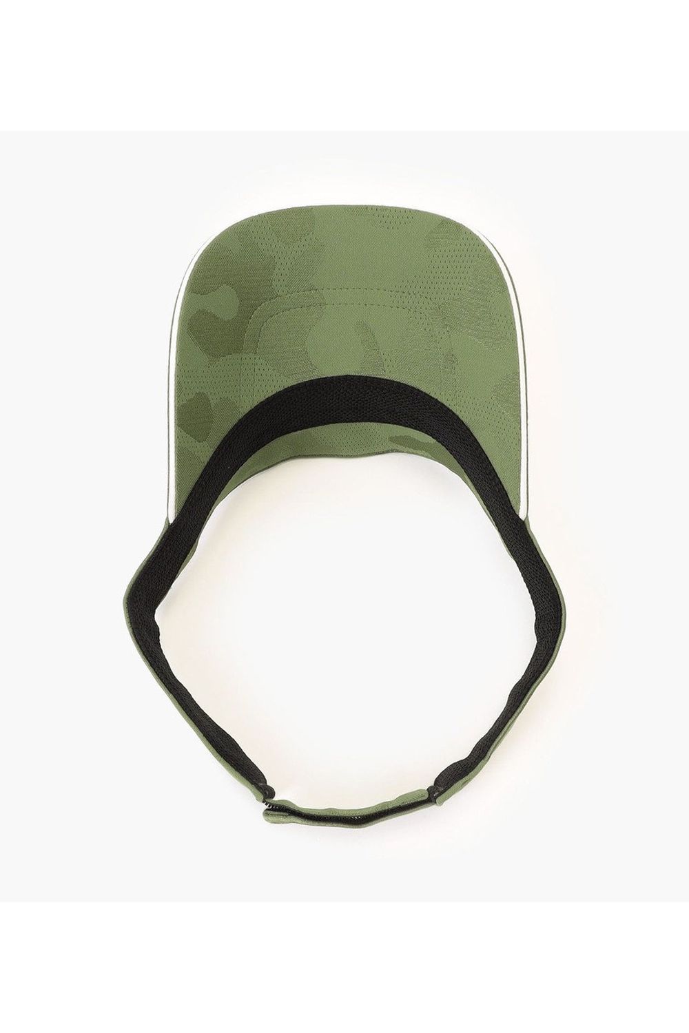 【26SS】 MEN'S CAMO JQ VISOR / カモフラージュジャカード サンバイザー (オリーブ)