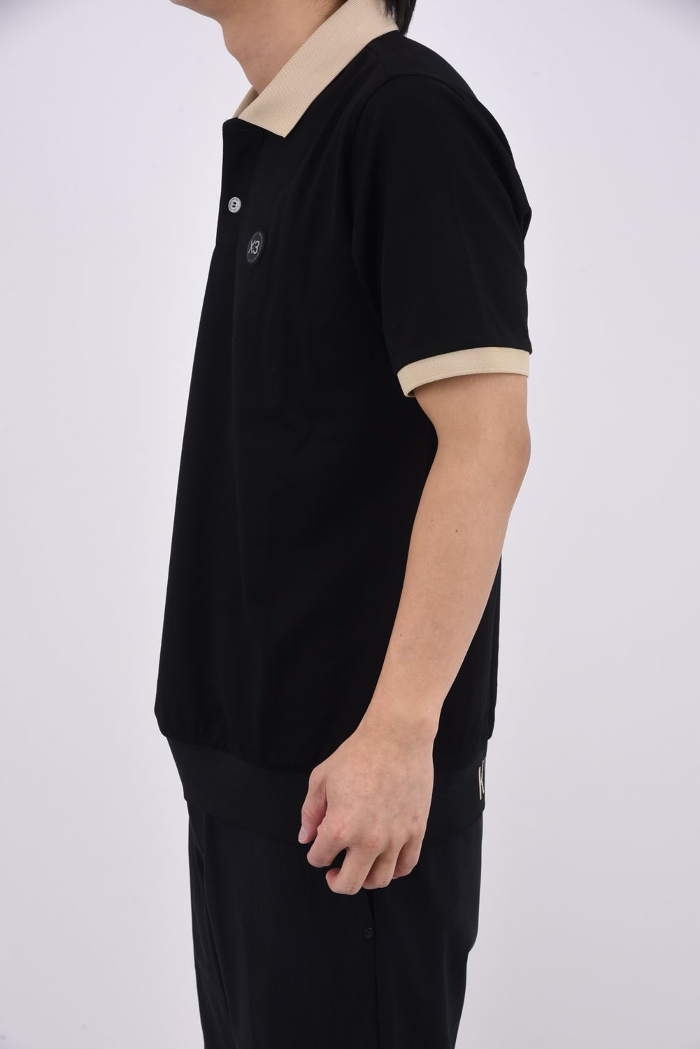 【26SS】 CLERIC COLLAR COOL POLO SHIRT / クレリックカラー ポロシャツ (ブラック)