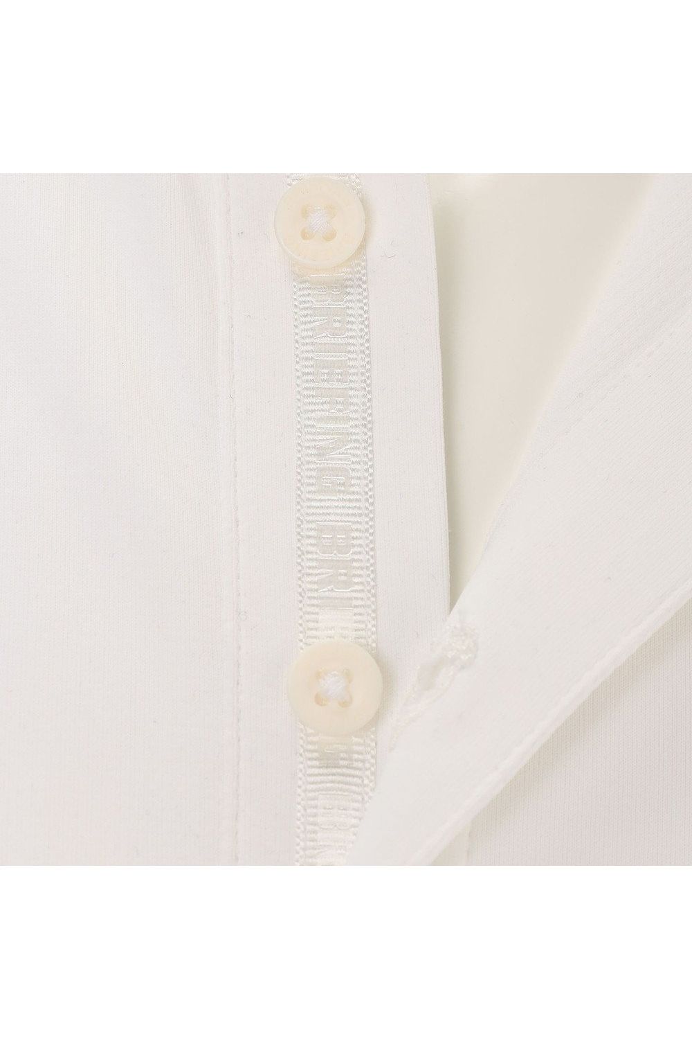 【26SS】 MEN’S COLLEGE LOGO POLO RF / カレッジロゴ リラックスフィット ポロシャツ (ホワイト)