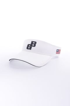 【26SS】 MEN’S BG LOGO VISOR / BGロゴ サンバイザー (ホワイト)