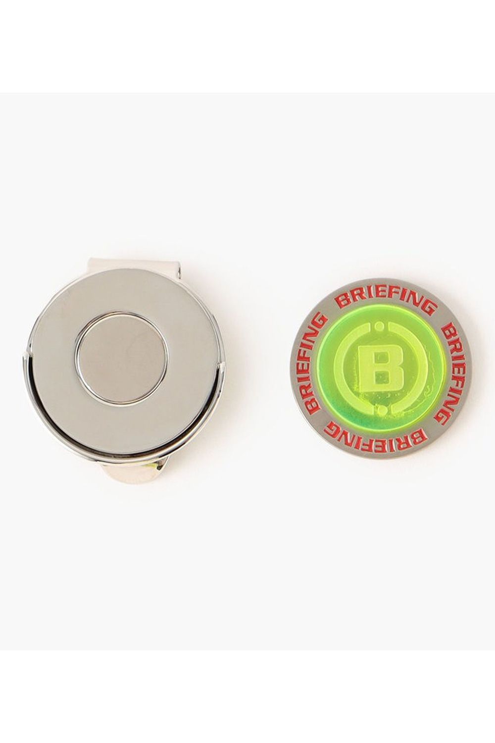 【プレゼント好適品】 CLEAR COMBI MAGNET MARKER / BRIEFINGロゴ クリア素材 マグネットマーカー (イエロー)