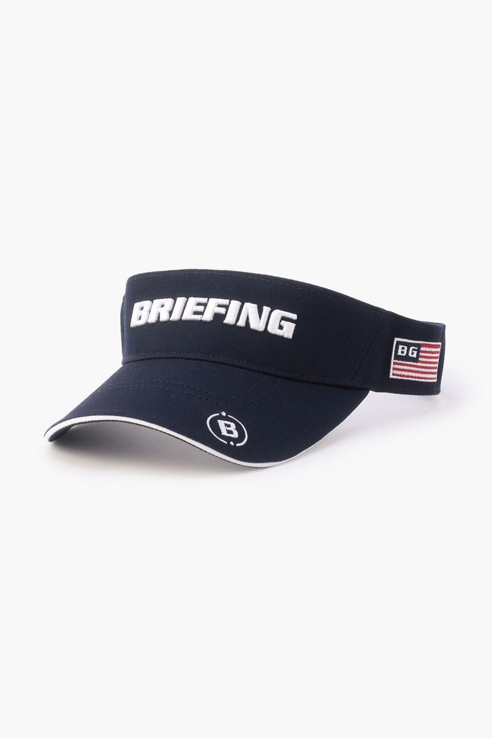 BRIEFING - MENS BASIC VISOR / ブランドロゴ刺繍 ベーシック サン