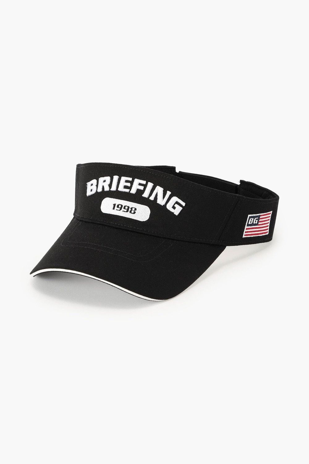 【26AW】 MEN’S COLLEGE LOGO VISOR / カレッジロゴ刺繍 サンバイザー (ブラック)