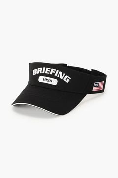 【26AW】 MEN’S COLLEGE LOGO VISOR / カレッジロゴ刺繍 サンバイザー (ブラック)