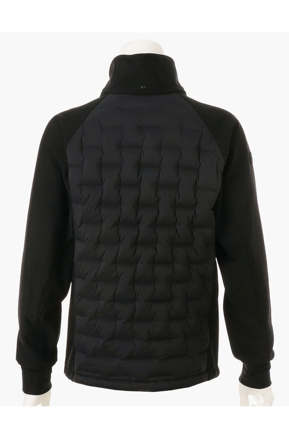 【25AW】 MEN'S HYBRID DOWN PARKA / ストレッチタフタ ダイヤモンドロゴ ハイブリッドダウンジップパーカー (ブラック)