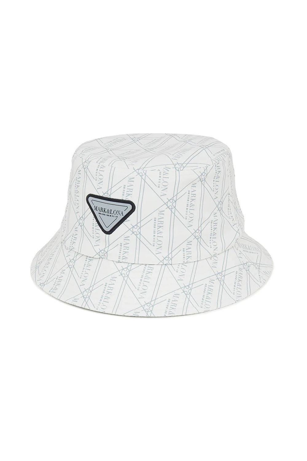 【26SS】【CODE COLLECTION】 TGHT / ジオメトリックパターン サンシールド付き バケットハット (ホワイト)