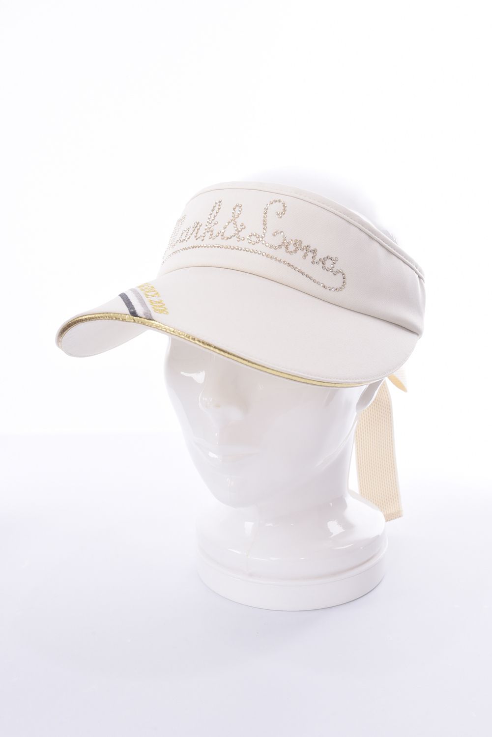 特価品セ POLLA - MARK&LONA SUNVISOR ワイドブリム ラインストーン / レディースウェア