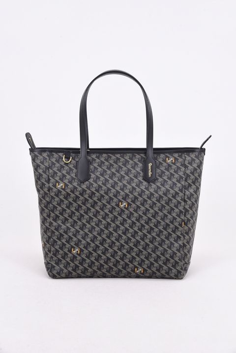 LANIUS BIZ (ラニウス ビズ) / ブランドオリジナルテキスタイル ビジネストートバッグ (ダークブラック)*