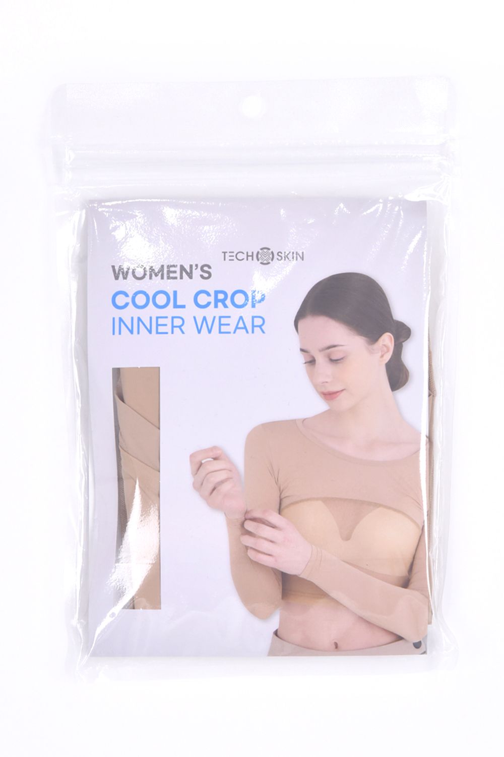 【26SS】【レディース】【返品・交換不可】 WOMENS COOL CROP INNERWEAR / クロップ丈 サマーインナーTシャツ (ベージュ)