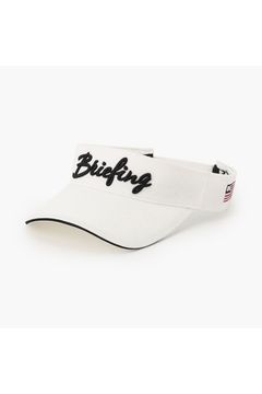 【26SS】【レディース】 WOMEN’S BASIC VISOR / ベーシック ブランドロゴ サンバイザー (ホワイト)