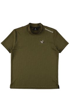 【26SS】 JACQUARD MOCK NECK  / ジャガード モックネック (カーキ) (4月入荷予定)