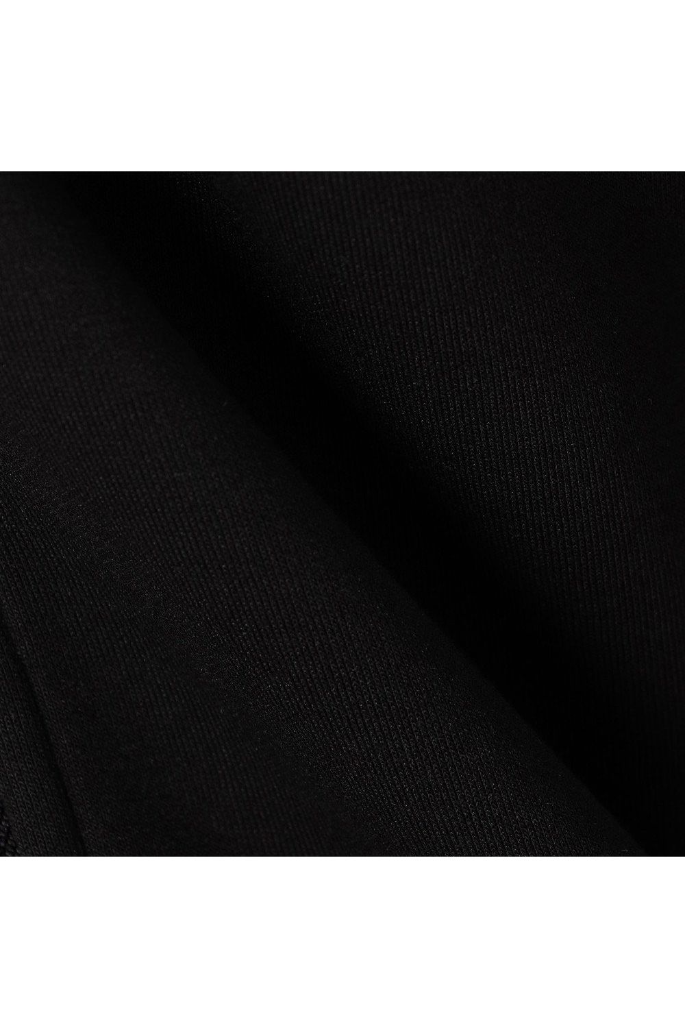 【26AW】 MEN’S WARM LINE PARKA / ダンボールニット サイドライン ジップアップパーカー (ブラック)