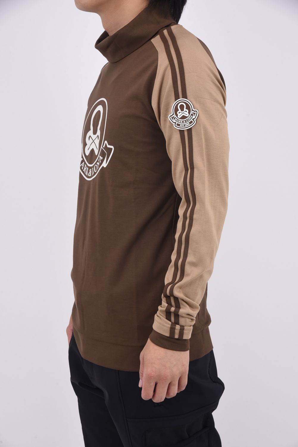 【2025AW】 EVER ENHANCED FLEECE TURTLE SHIRT / ブランクスカル ロングスリーブ タートルネックシャツ (ブラウン)