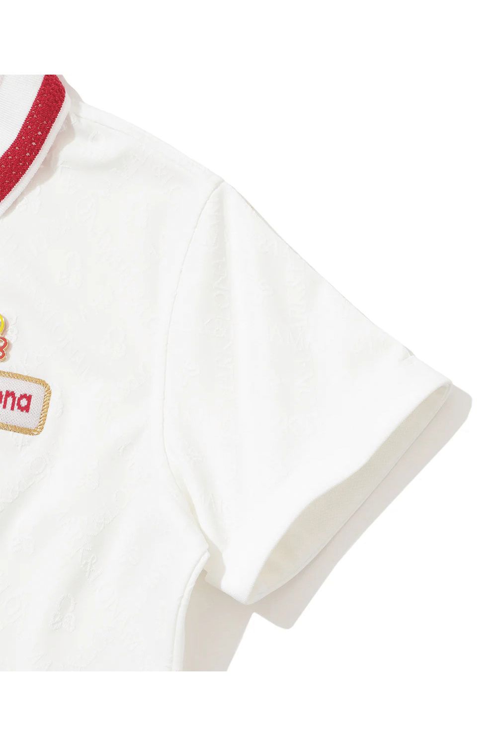 【26SS】【レディース】 ADAMANT JACQUARD POLO / ダイヤチェックジャカード ブランクスカルチャーム ポロシャツ (ホワイト)