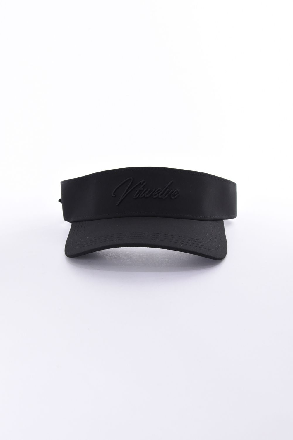 【26AW】 HIDE HC VISOR / ブランドロゴ刺繍 サンバイザー (ティー付属) (ブラック)