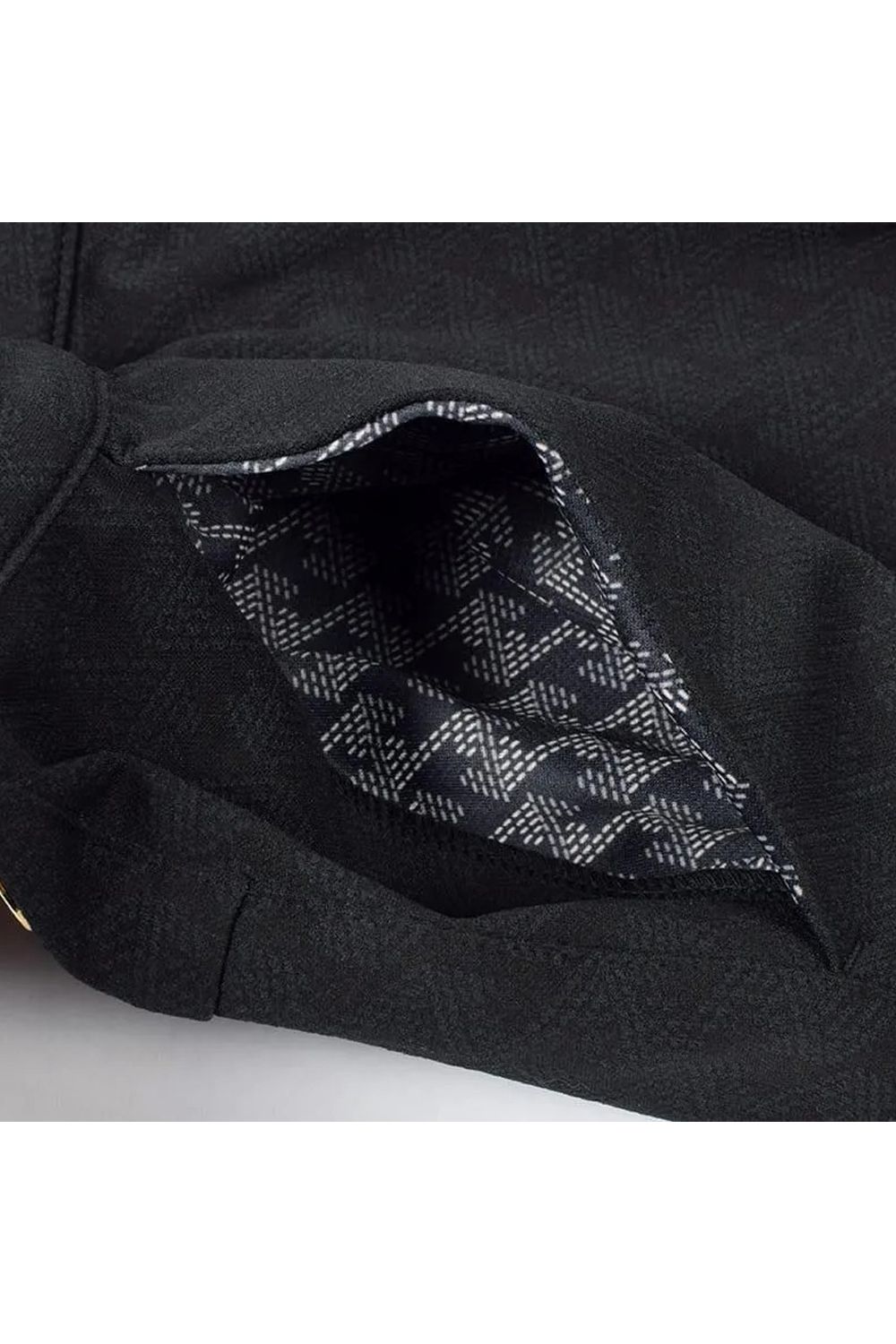【26AW】 MENS GM JACQUARD JOGGER PANTS / GMジャガード ジョガーパンツ (ブラック)*