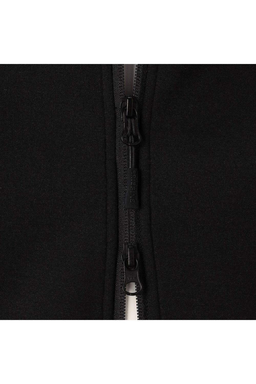 【26AW】 MEN’S WARM LINE PARKA / ダンボールニット サイドライン ジップアップパーカー (ブラック)