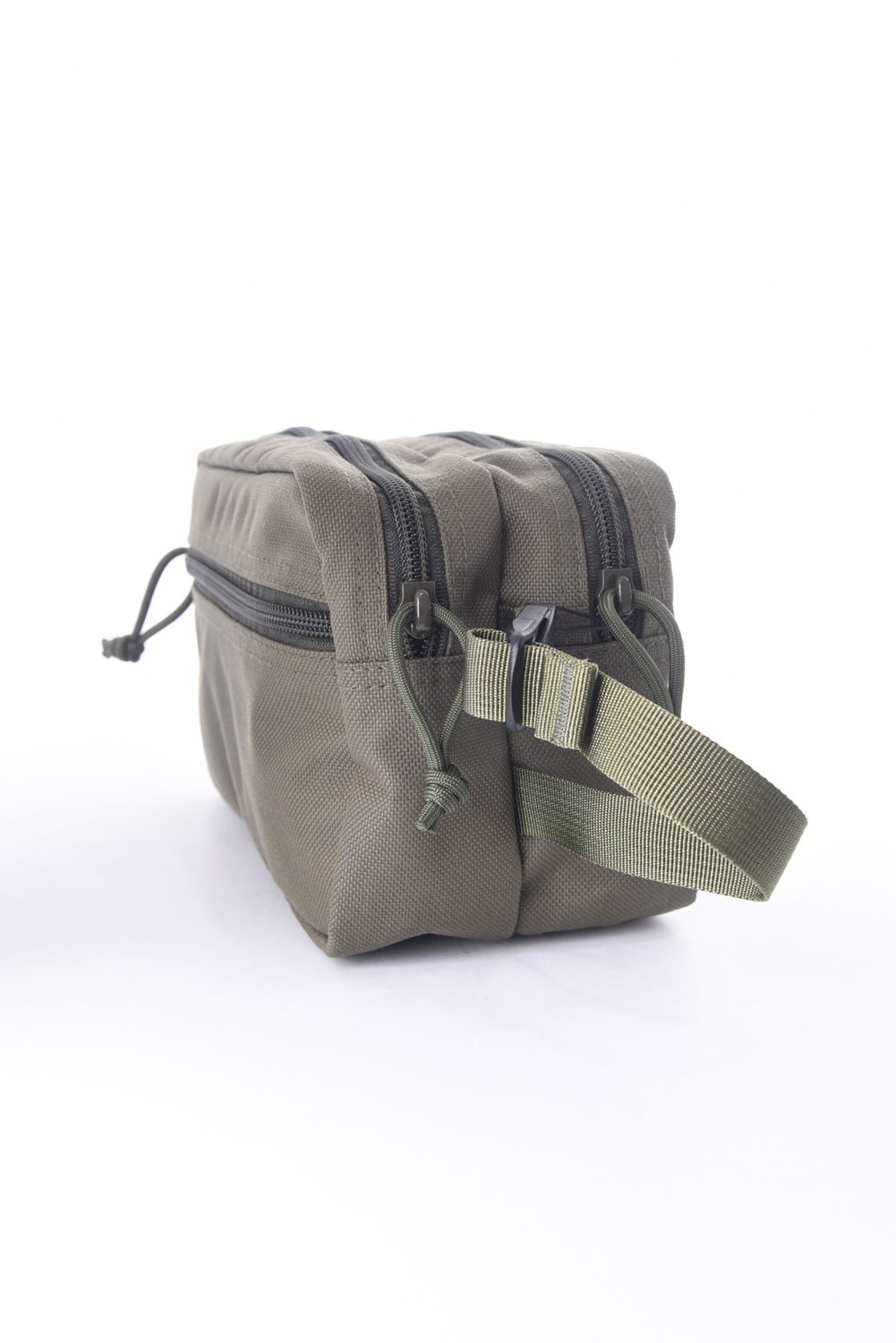 【NEW STANDARD SERIES】 DOUBLE ZIP POUCH STD / ダブルジップ ポーチ (レンジャーグリーン)