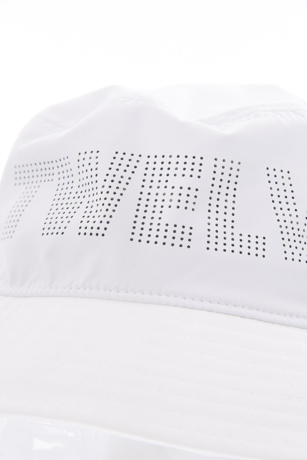 【26SS】 PERFORATE HAT / パンチングロゴ バケットハット (ホワイト)