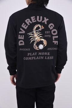 【25AW】 STINGER FITTED / バック スコーピオンデザイン ロングスリーブ モックネック (ブラック)
