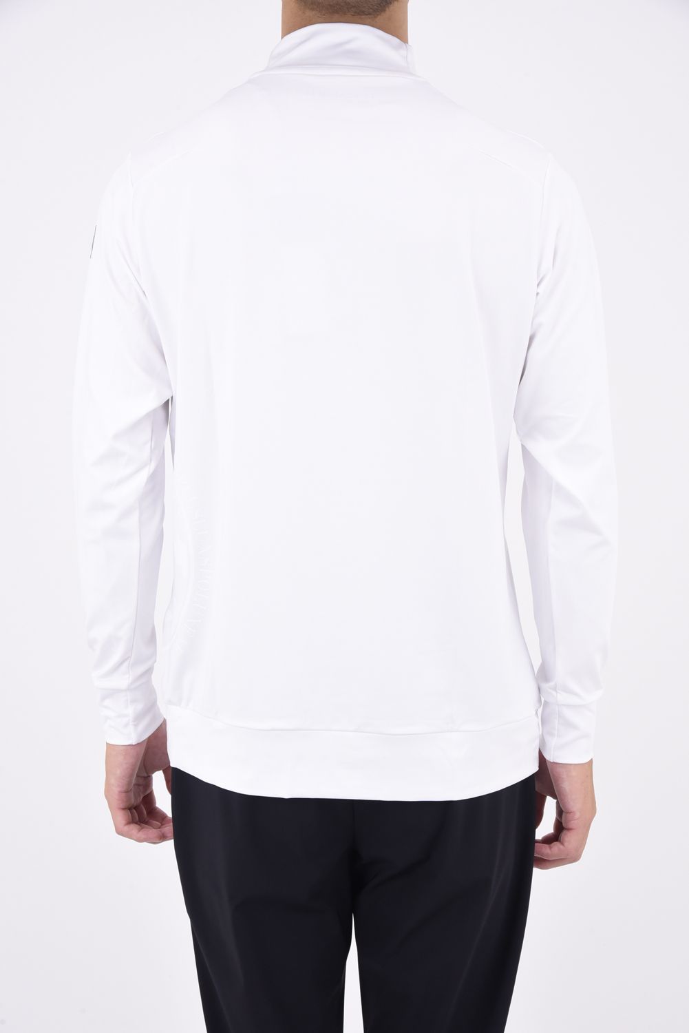 CIRCLE LOGO INNER / サークルロゴ モックネックTシャツ (ホワイト)